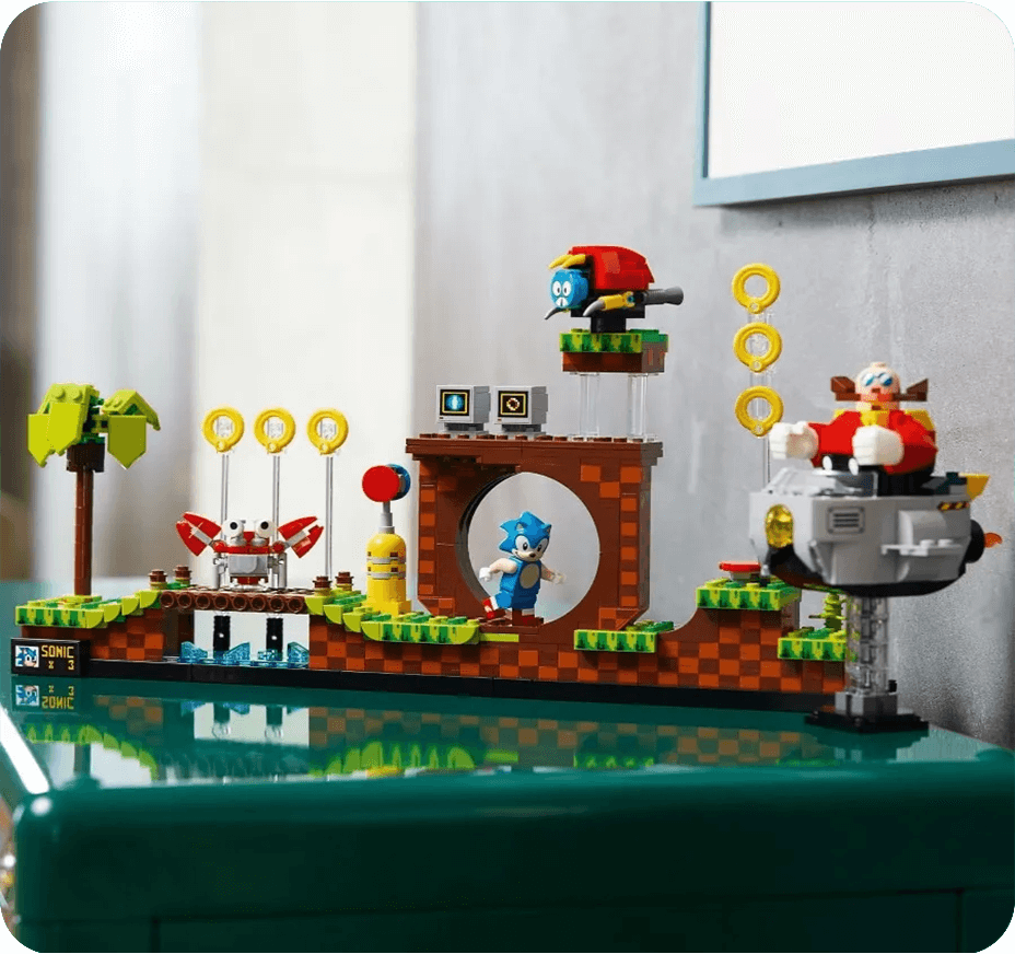 Klocki LEGO Ideas 21331 Sonic the Hedgehog - Strefa Zielonego Wzgórza